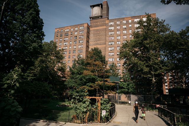 The Washington Houses is a 15-building complex operated by the New York City Housing Authority. It’s just a few blocks away from the East River but was unharmed during Hurricane Sandy.